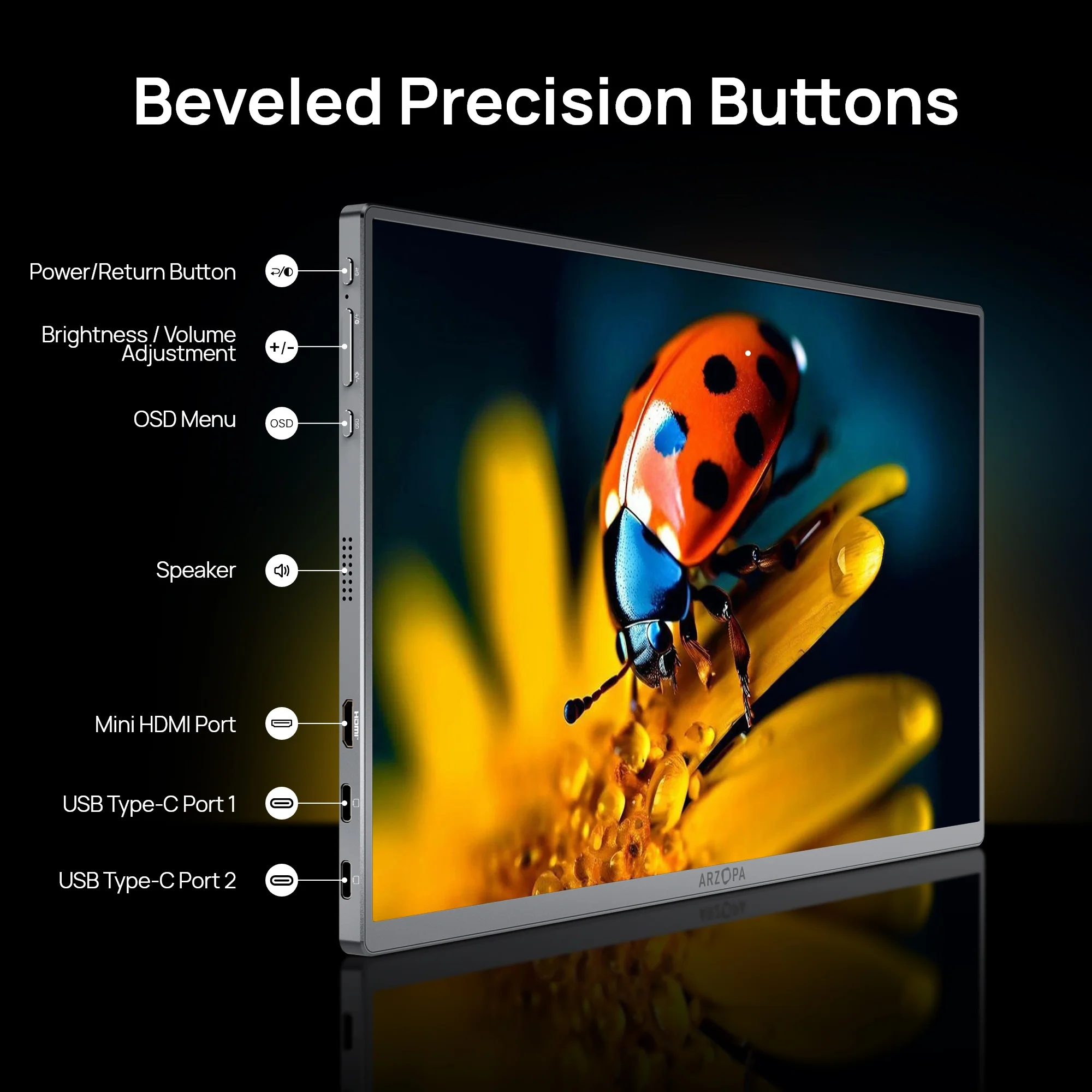 Arzopa A3C Pro 13.3" FHD OLED Portable Monitor - Image 3