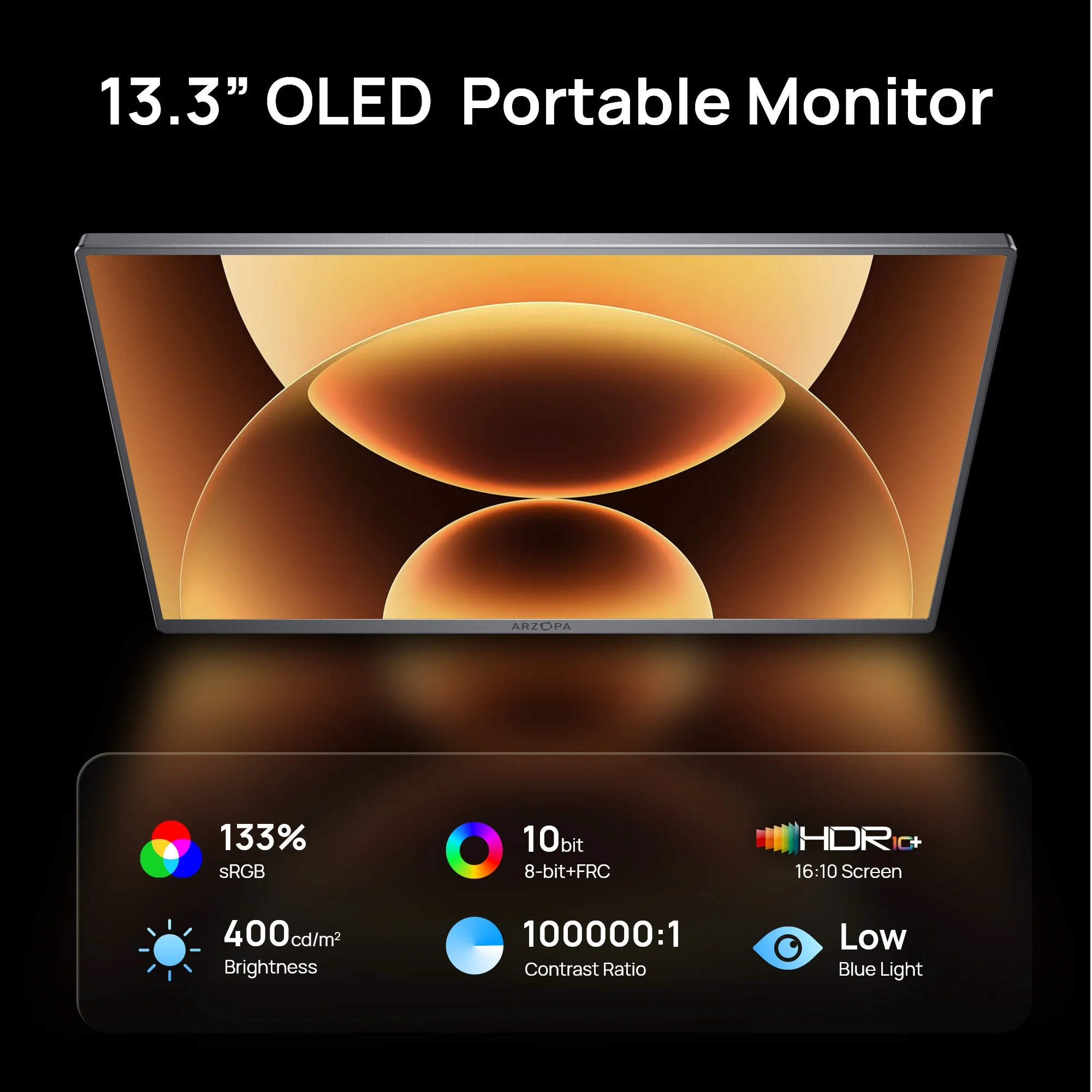 Arzopa A3C Pro 13.3" FHD OLED Portable Monitor - Image 4