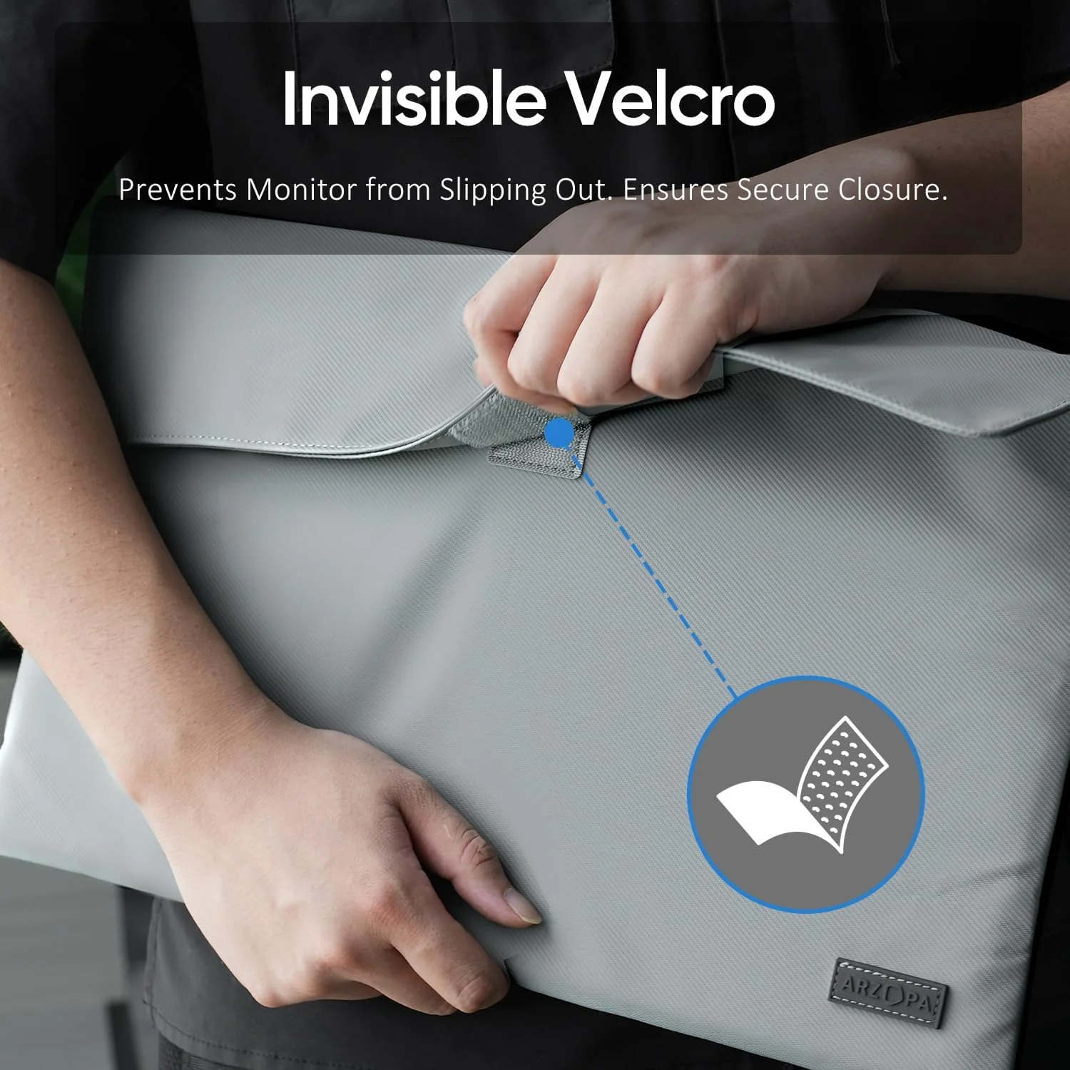 Arzopa 16.1" Portable Monitor Sleeve Bag - Image 6