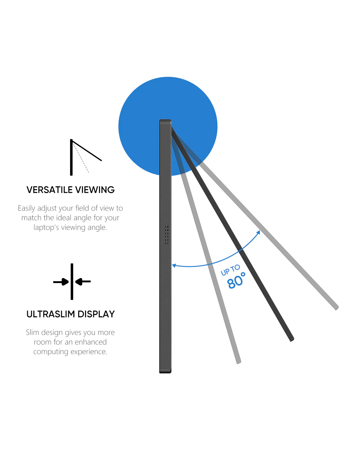 Arzopa Z1RC 16" 2.5K 16:10 Productivity Portable Monitor 123%sRGB - Image 8